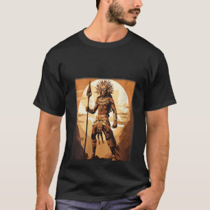 T-shirt Aztec Jaguar Guerrier Natif Mexicain Mythologie Ho