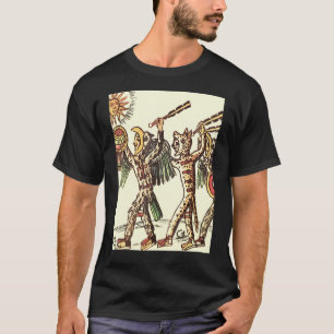 T-shirt Aztec Jaguar Guerriers Mexique Histoire mexicaine