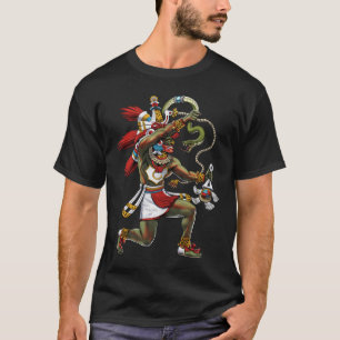 T-shirt Aztec Serpent God Quetzalcoatl