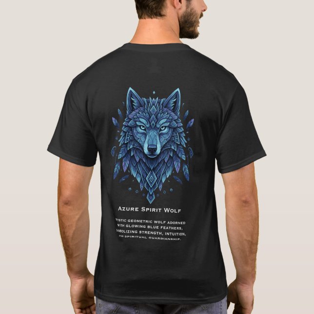 T-shirt Azure Spirit Wolf (Dos)