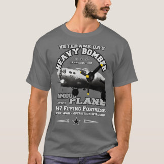 T-shirt B17 Forteresse volant Bombe lourd 1