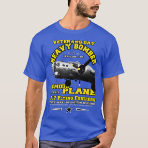T-shirt B17 Forteresse volante Vétérans bombardiers lourds