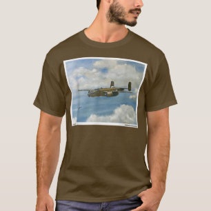 T-shirt B25 Mitchell WW2 Plane Painting Military Novelty G