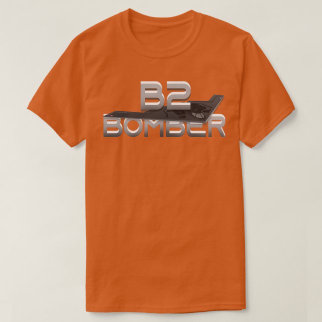 T-shirt B2 cadeau de pilote d'avion bombardier furtif (Design devant)