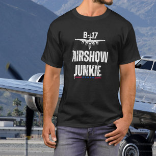 T-shirt B-17 Avion Ancien Spectacle Aérien Accro Aviation 