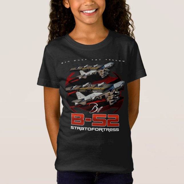 T-Shirt B-52 Stratofortress bombardier lourd à longue port (Devant)