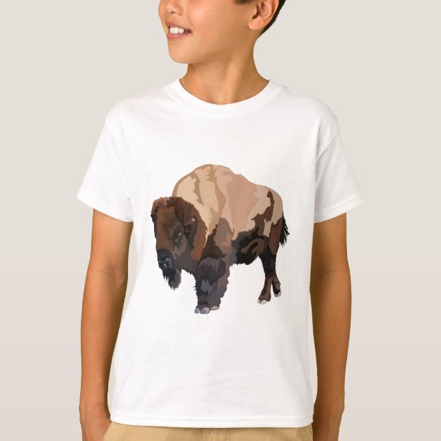 T-shirt B est pour Bison (Devant)