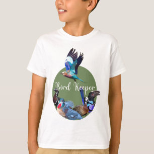 T-shirt B est pour le gardien d'oiseaux
