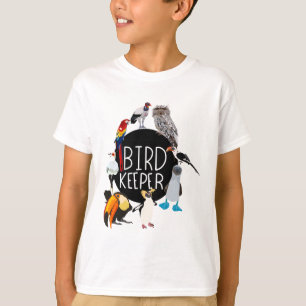 T-shirt B est pour le gardien d'oiseaux