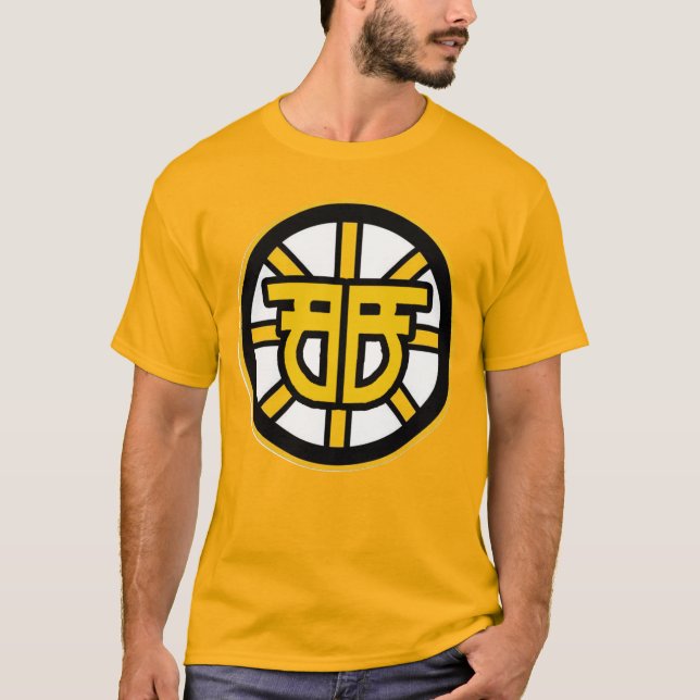 T-shirt B.F. Raid Hockey Night Tee Gold  (Devant)