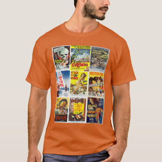 T-shirt B Movie Poster Collection Classic SciFi Horror Mon