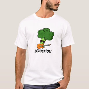 T-shirt B-Rock-Oli Cute Rocker Broccoli Pun