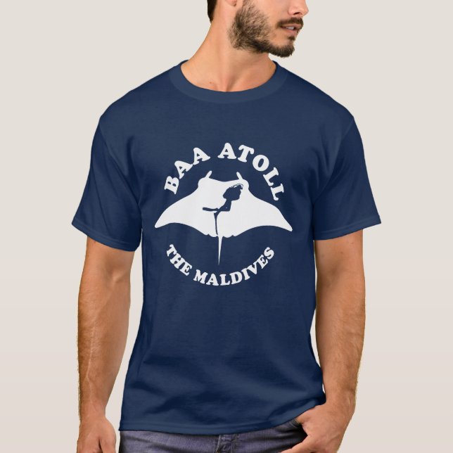 T-shirt Baa Atoll Plongée Sous-Marine (Devant)