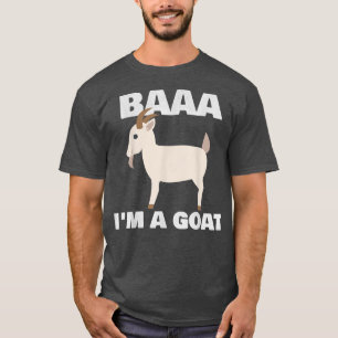 T-shirt Baa I'm A Goat Costume Animal Funny Halloween Part