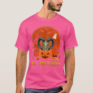 T-shirt Baa Je suis Drôle Chèvre Halloween Chèvre en Citro
