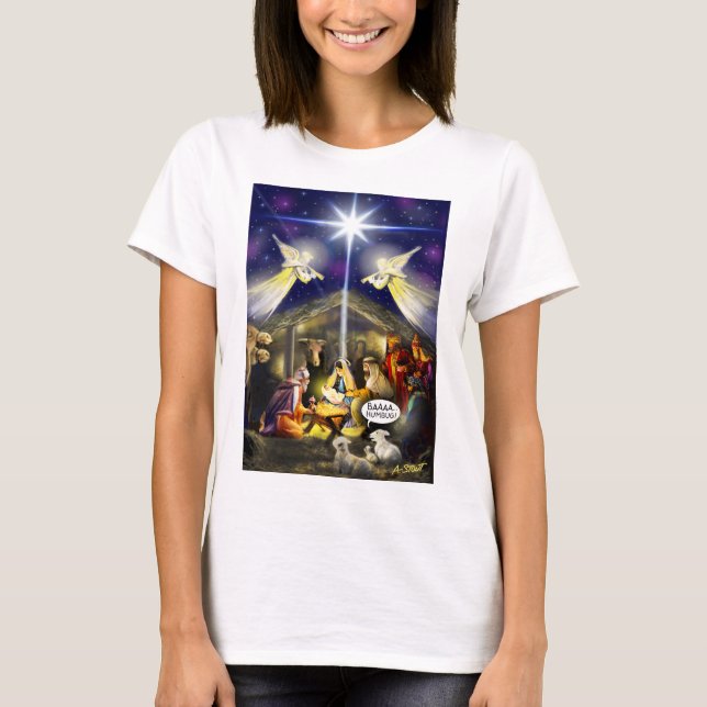T-SHIRT BAAA HUMBUG ! - (Devant)