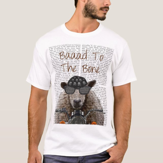 T-shirt Baaad To the Bone (Devant)