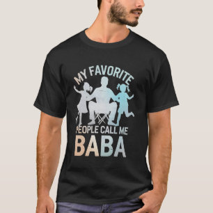 T-shirt Baba Fête des Pères Cadeau Papa de Fille Fils Enfa