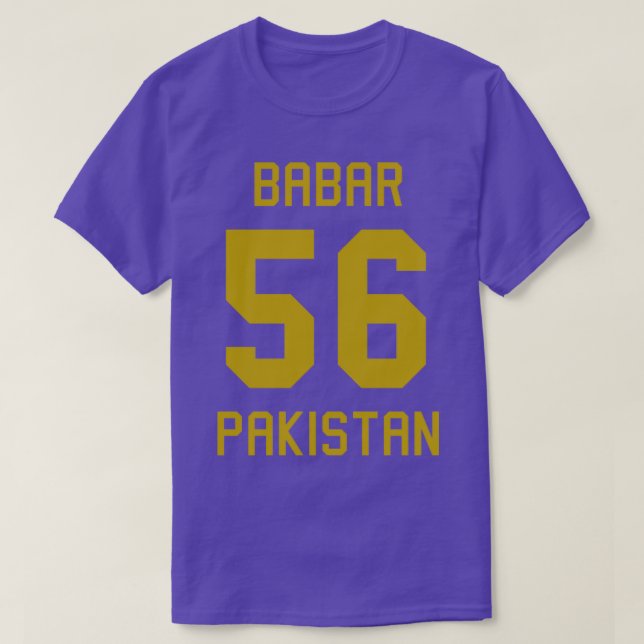 T-shirt Babar Azam 56 Pakistan Cricket Jersey 1 (Design devant)