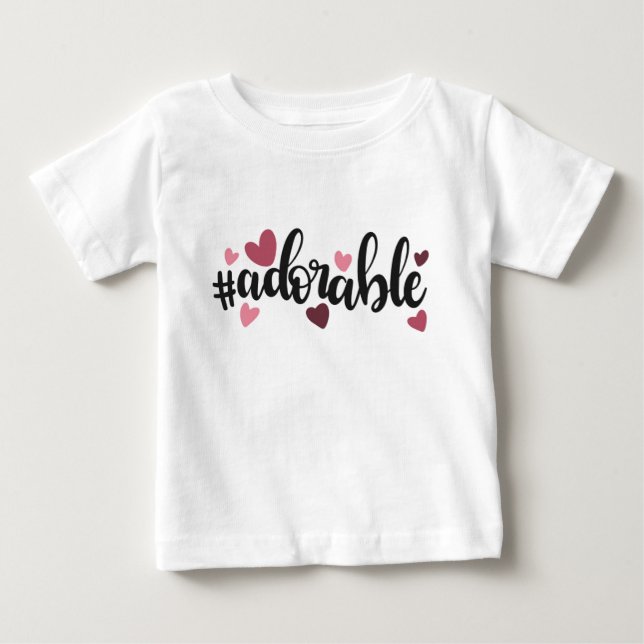 T-shirt Bable tendance et adorable (Devant)