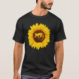 T-shirt Baboon pour femmes Hommes Singe Animal Tournesol