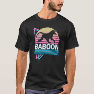T-shirt Baboon Retro