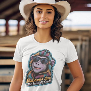 T-shirt Baboon tendance : Shades et Swag