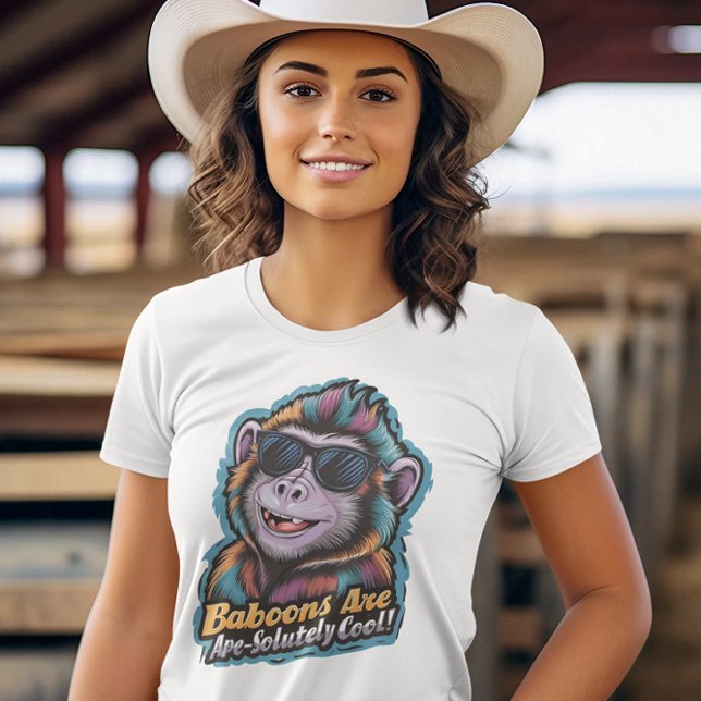 T-shirt Baboon tendance : Shades et Swag (Créateur téléchargé)