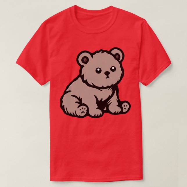T-shirt Baby Bear Cub (Design devant)