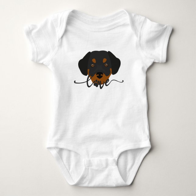 T - Shirt Baby Bodysuit (Vorderseite)