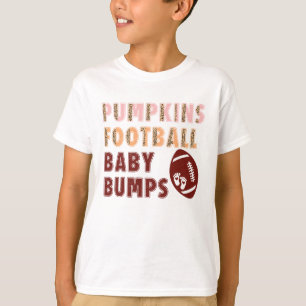 T-shirt baby-bosses de football citrouille