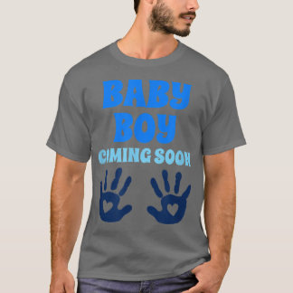 T-shirt Baby Boy Bientôt Cool Genre Reveal