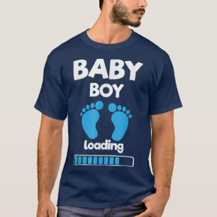 T-shirt Baby Boy Chargement Futurs Parents Grossesse Révél