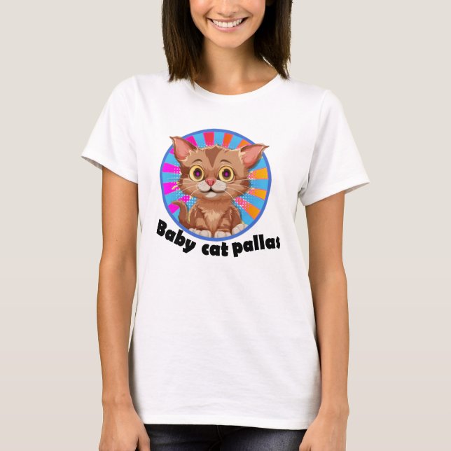 T-shirt baby cat pallais (Devant)