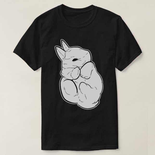 T-shirt Baby Cute Bunny Owner  (Design devant)