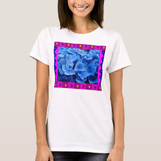 T-shirt Baby Doll Tee :: Hydrageneas avec bordure artistiq