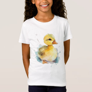 T-shirt Baby Duck Watercolor Fine Jersey