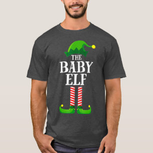 T-shirt Baby Elf Matching Famille Groupe Noël