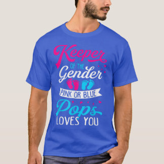 T-shirt Baby Gender Reveal Shower Pink Or Blue Pops Loves 