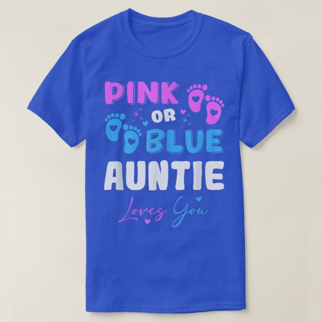 T-shirt Baby Genre Reveal tante (Design devant)