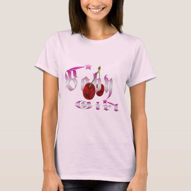 T-shirt Baby Girl Cherry (Devant)