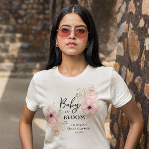 T-shirt Baby in Bloom Baby Shower