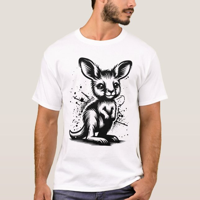 T-shirt Baby Kangaroo (Devant)