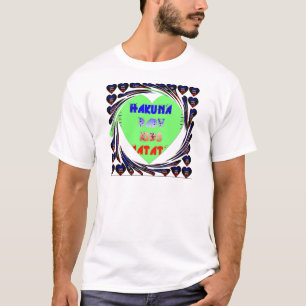 T-shirt Baby Luminous Hearts Hakuna Matata Baby Design