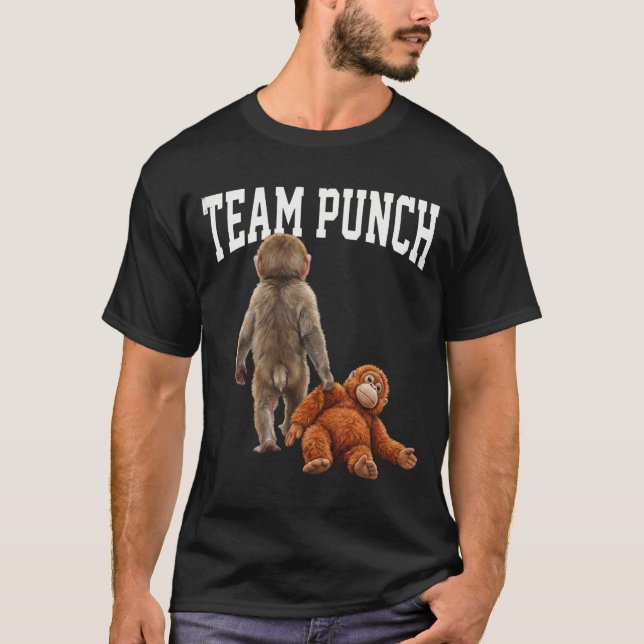 T-shirt Baby Monkey Team Punch (Devant)