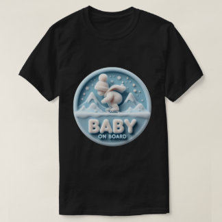 T-shirt Baby on Board Skateboard Faire-part