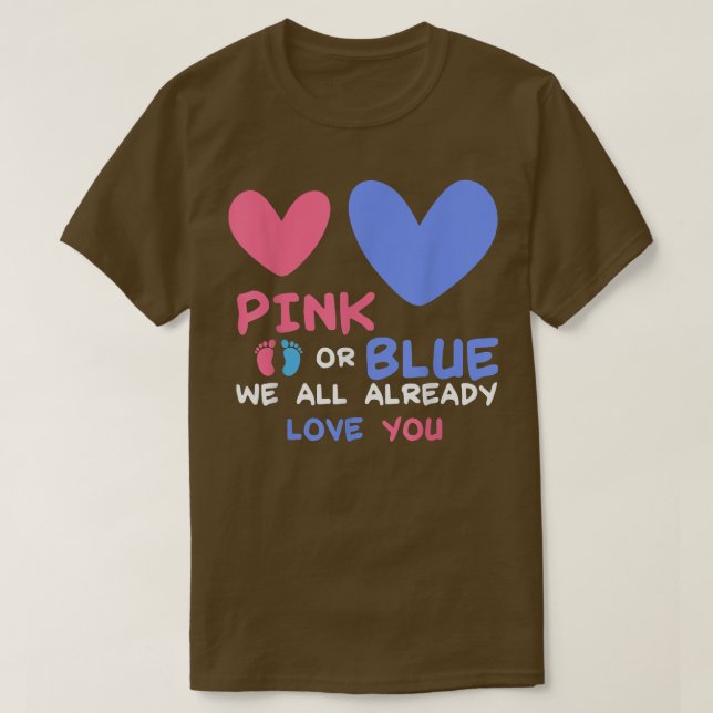 T-shirt Baby Party Nous Vous Aimons Tous Déjà Baby shower  (Design devant)