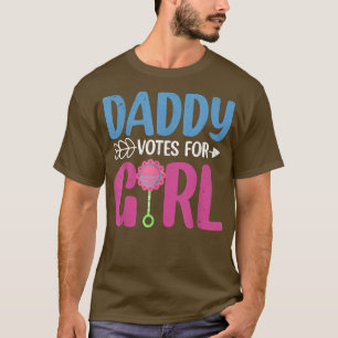T-shirt Baby Party Team Fille Futur papa Baby shower Gend