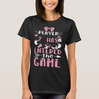 T-shirt Baby Player 2 Est Entré Dans Le Jeu Baby Girl