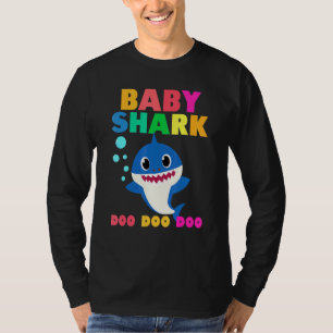 T-shirt Baby Shark Doo Doo Baby Maman Papa Enfants